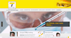 Desktop Screenshot of groupe-titel.com